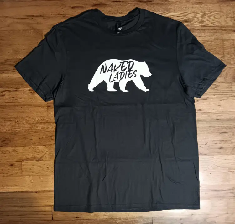 Bare Naked Ladies private concert t-shirt NEW classic guitar rock car auction