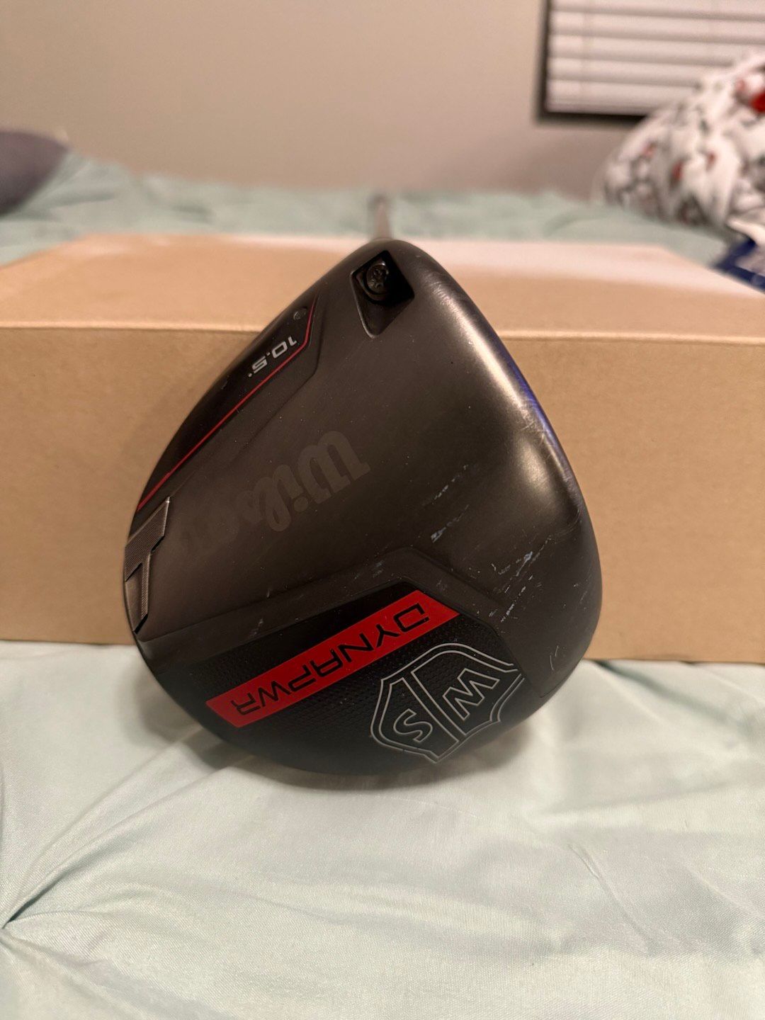 Wilson Dynapwr 10.5° Left-Handed Driver - Hzrdus Red RDX Smoke 50G