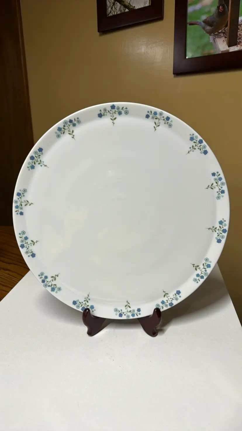 Rosenthal Studio-linie 12” platter blue flowers Germany