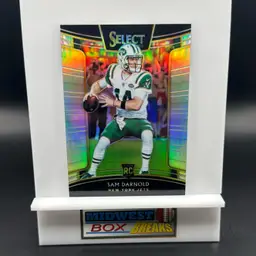 Sam Darnold Rc Silver Prizm Concourse 2018 Panini Select New York Jets MBBCRD