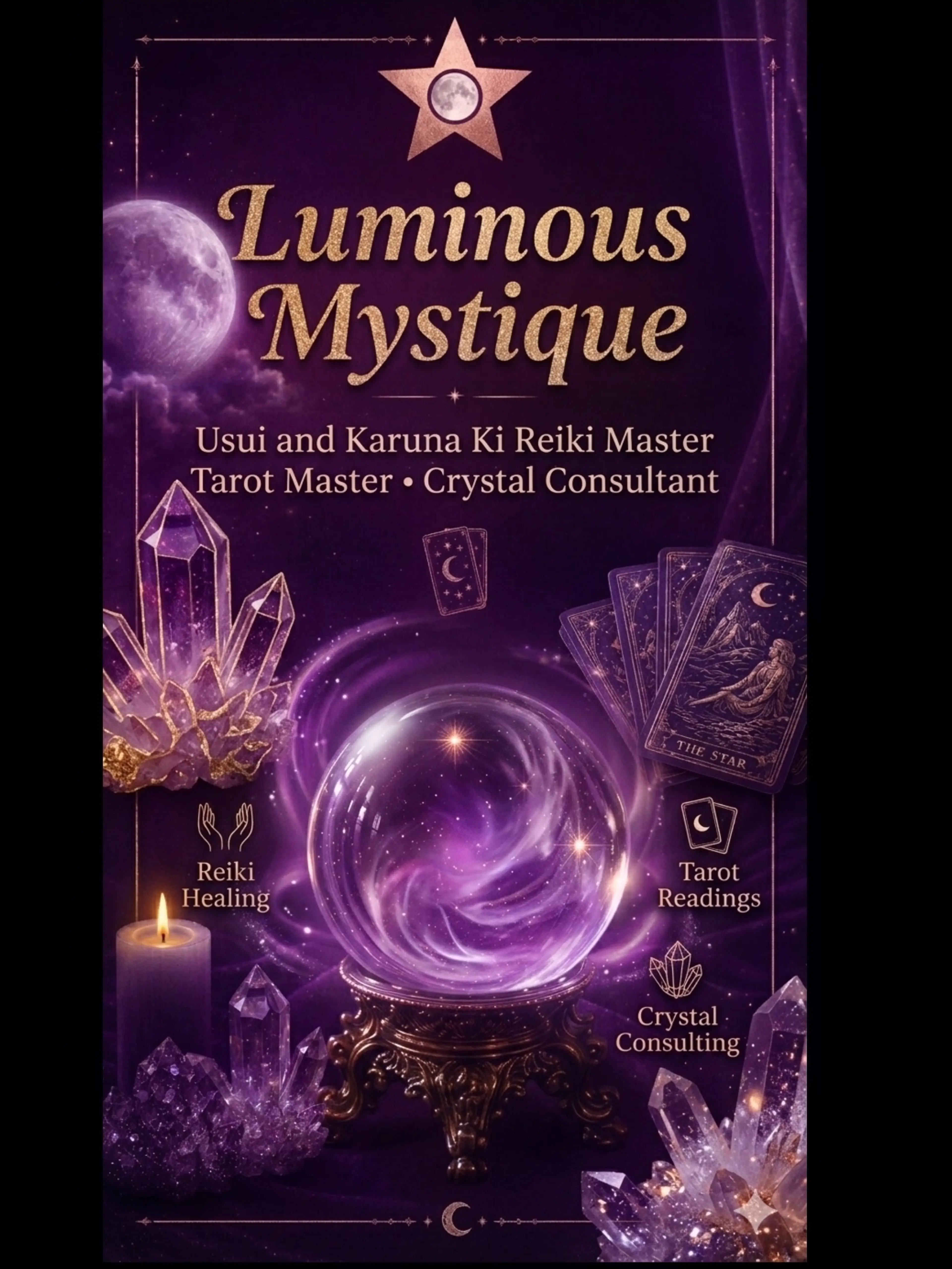 Mystic Shift: Live Tarot, Reiki, & Crystal Consulting/Shopping 