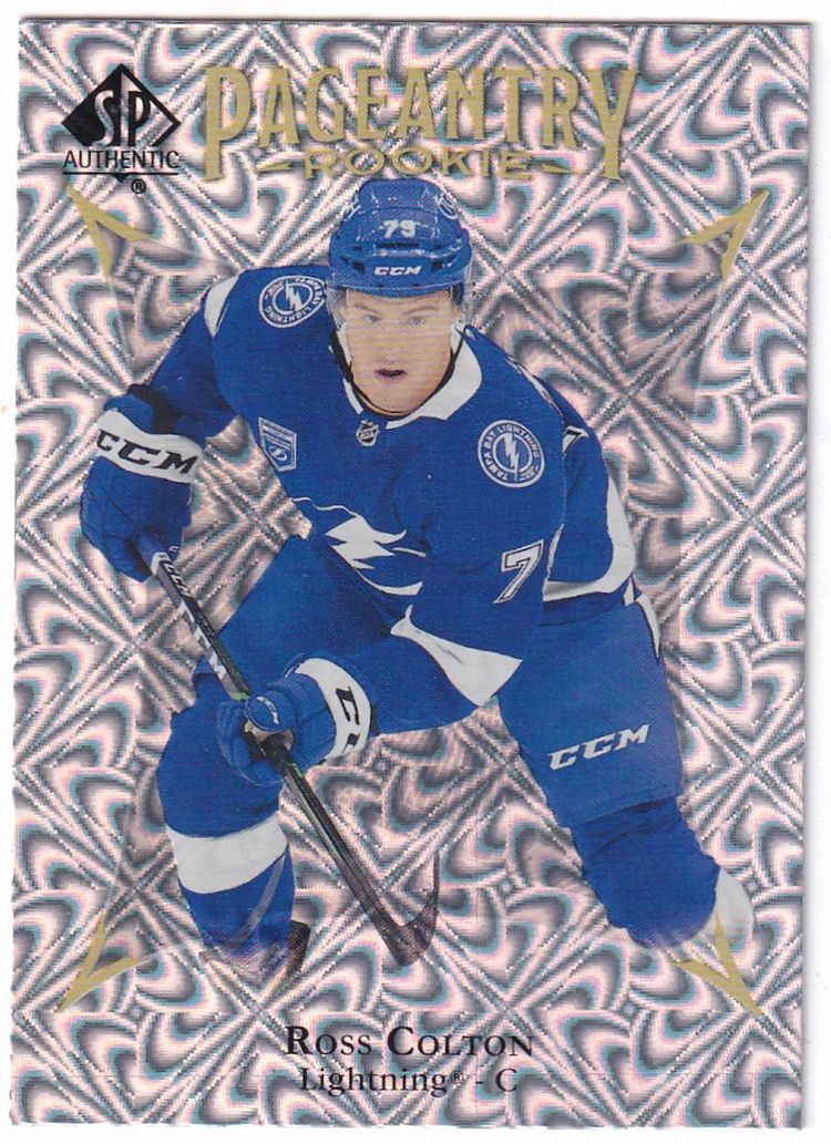 2021-22 SP Authentic Pageantry #P64 Ross Colton Tampa Bay Lightning Hockey Card