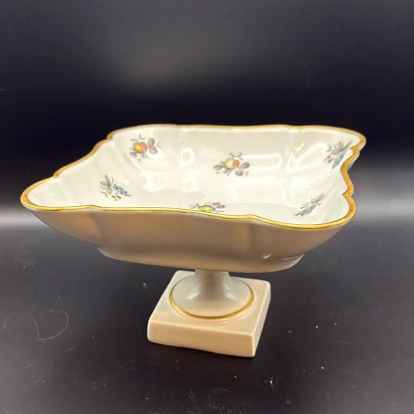Limoges Porcelain Footed Dish