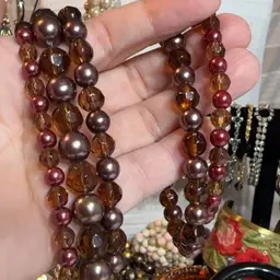 Vintage Red Brown PD Set