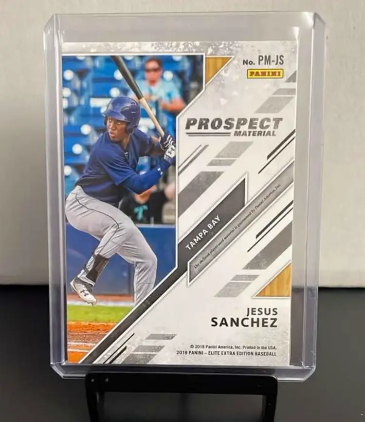 Jesus Sanchez 2018 Panini Elite Extra Edition Blue #/10