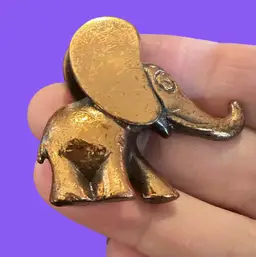 Tiny Brass Elephant