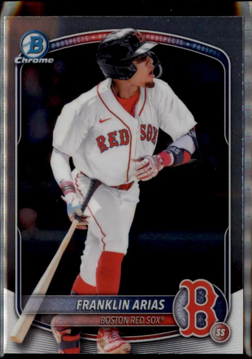 2025 Bowman Draft #BDC-13 Franklin Arias Chrome - (138) - Boston Red Sox