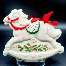 Lenox Rocking Horse Christmas Ornament Holiday Cookie Mold