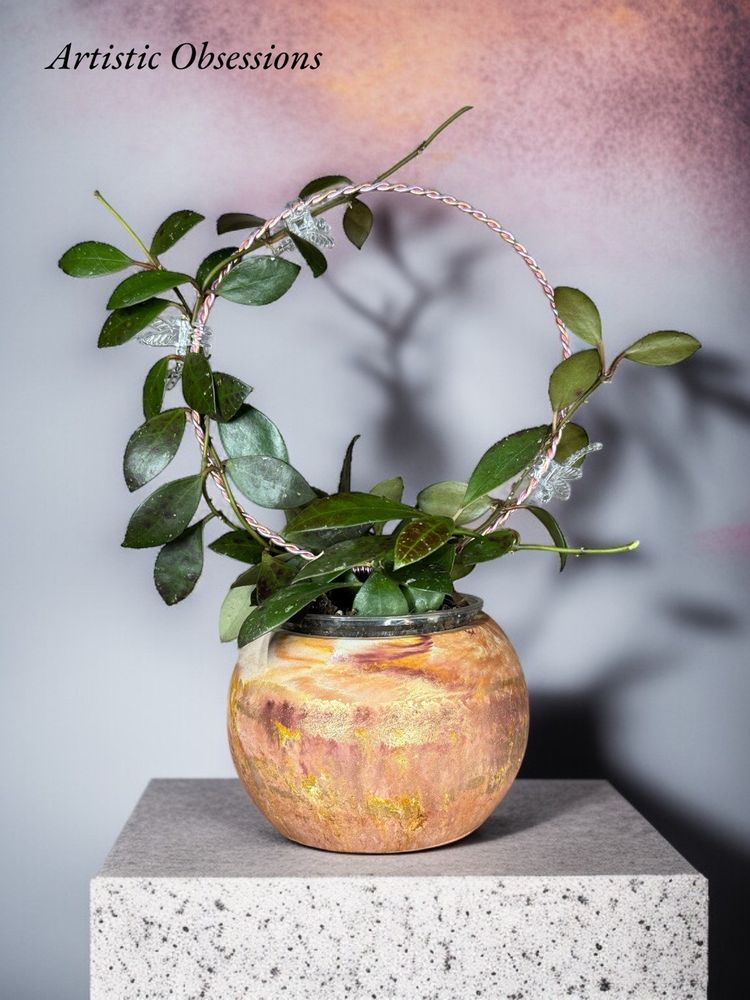 Autumn Vibes cement planter