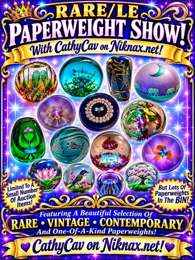RARE/LIMITED EDITION PAPERWEIGHTS SHOW!