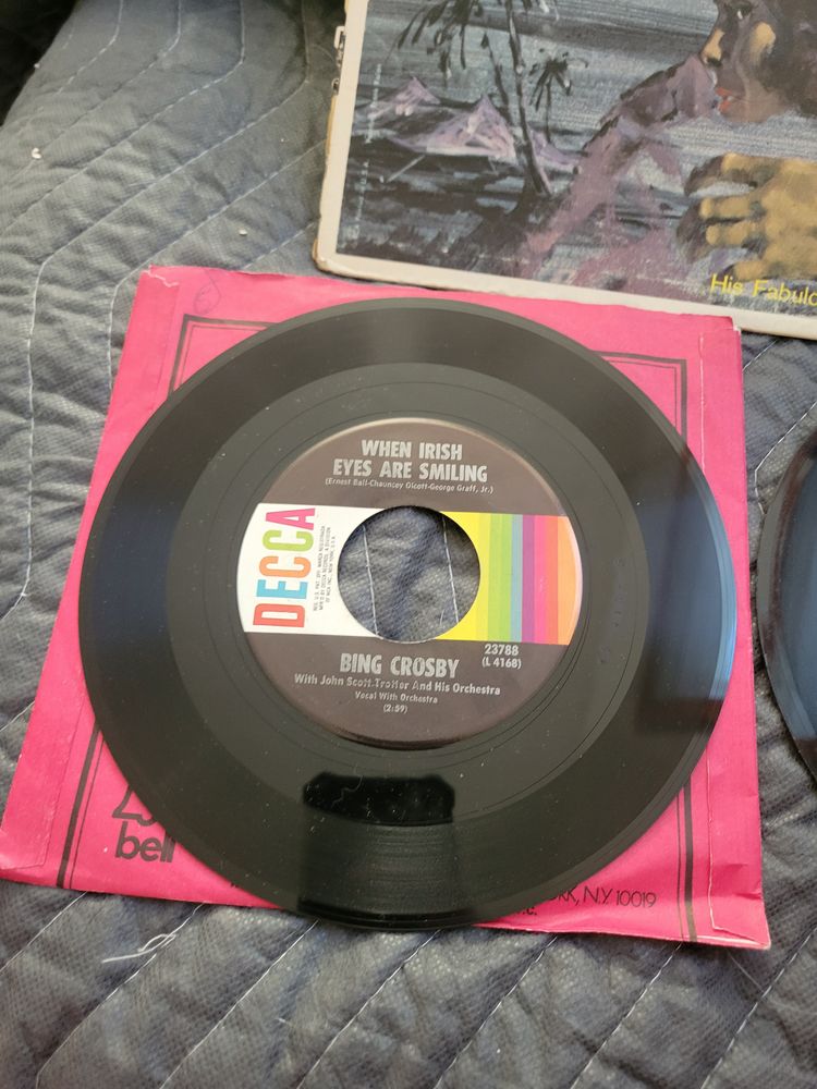 Mario lanza, bing crosby and bobby darin records