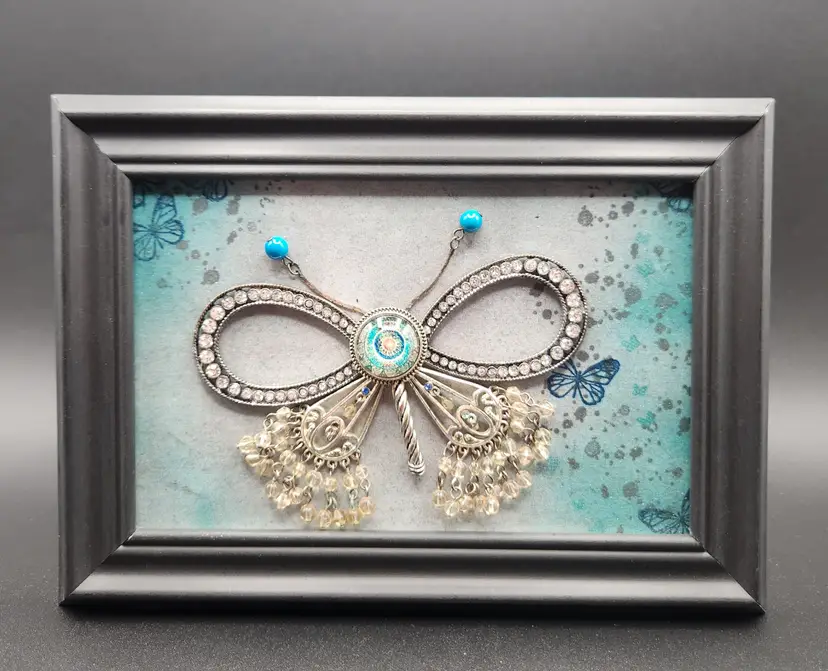 Mixed Media Jewelry Assemblage
