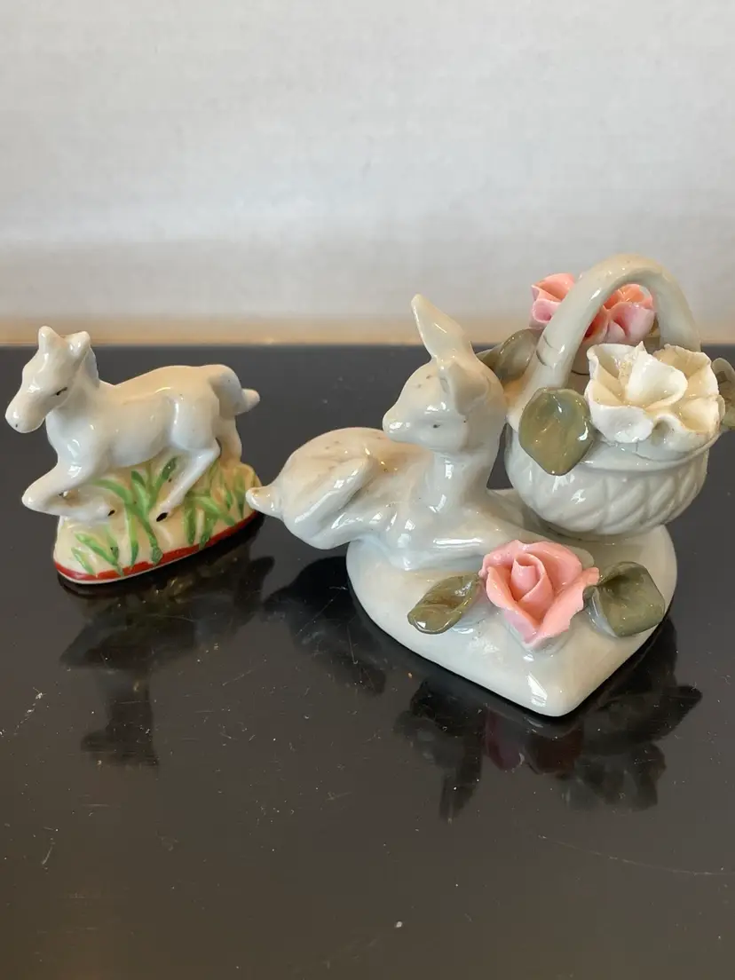 Set Of Two Porcelain Figurines