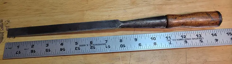 Vintage Japanese Socket Chisel (Nomi) – Export Marked “Warranted” –14”