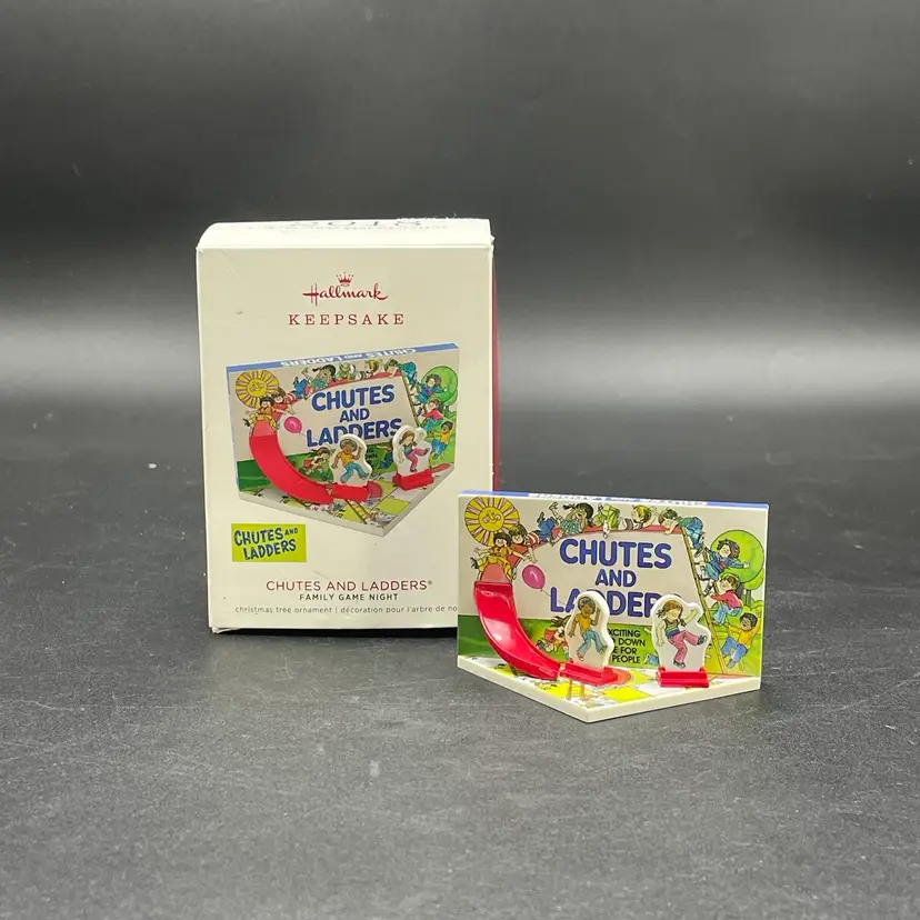 Hallmark Chutes and Ladders Christmas Ornament Family Game Night Series 5 Hasbro