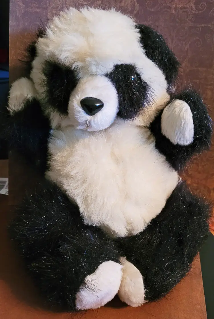 Vintage Plush Panda Bear