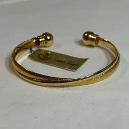 Premier Design “NWT” Gold Tone Thin Intertwined Cuff Bracelet