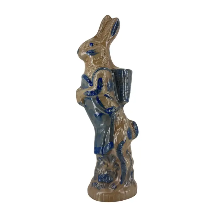 Salt Glaze Bunny Rabbit Figurine Beaumont Brothers Pottery