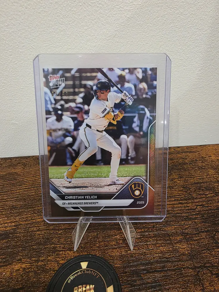 Christian Yelich Topps Now Road to Opening Day /50