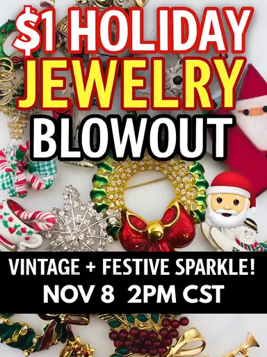 $1 Christmas Sparkle Sale πβ¨ Vintage Holiday Jewelry w/ Pixiestix