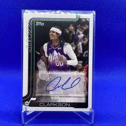 25-26 Topps Jordan Clarkson Auto Utah Jazz