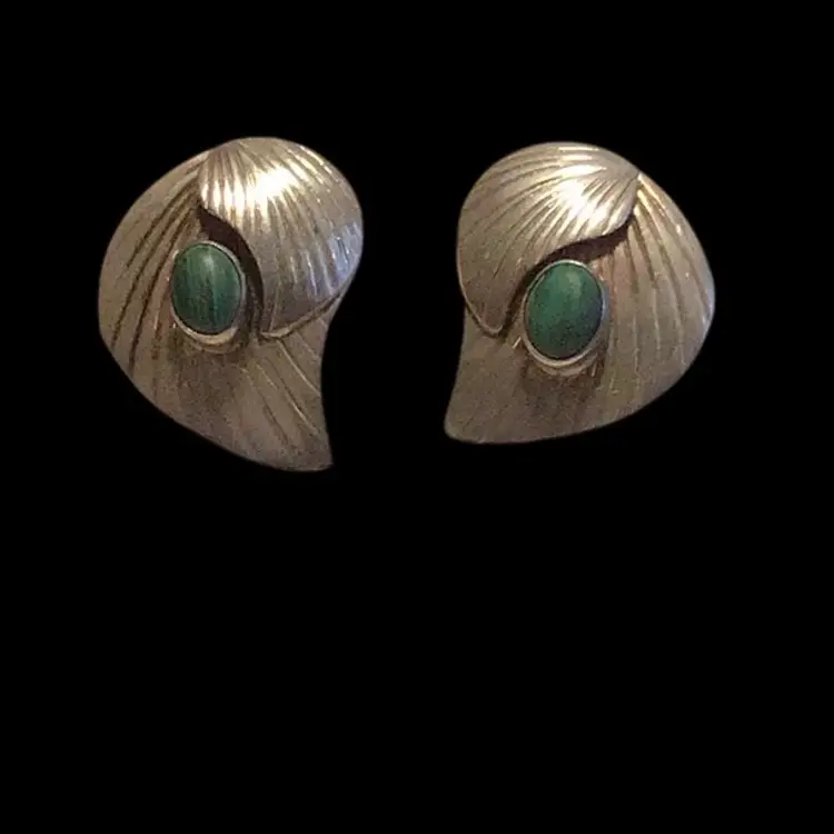 Vintage Sterling Native American Earrings