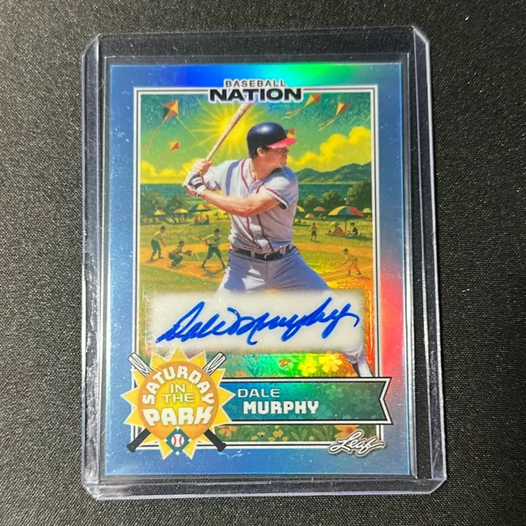 Dale Murphy 2025 Leaf Baseball Nation Saturday In The Park Auto 1/1 Atlanta Braves
