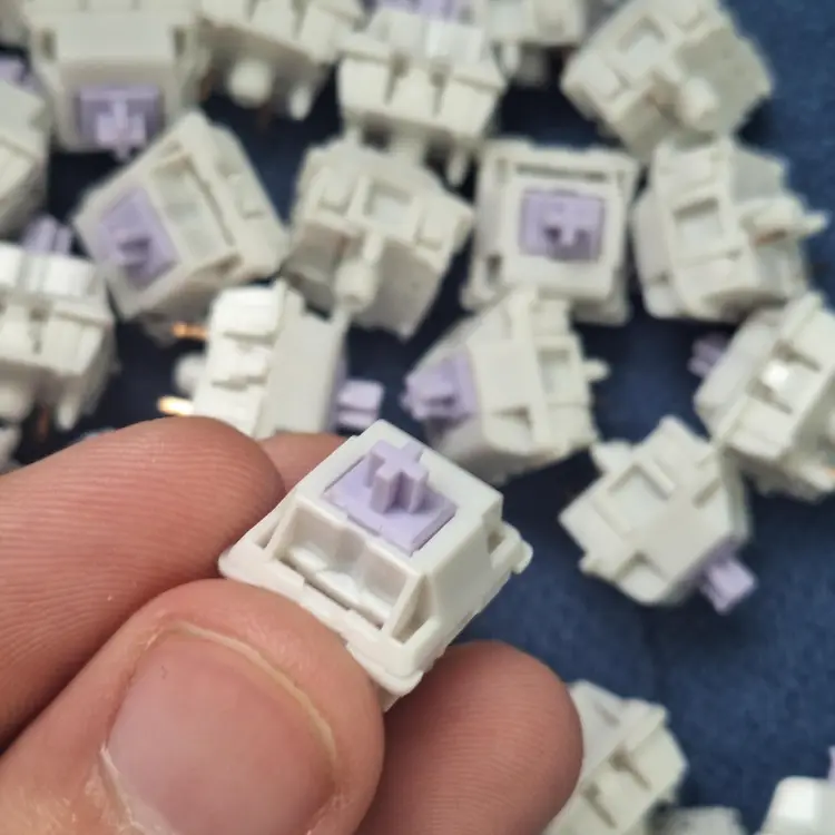 Lilac Linear Switches (110) - Lubed and filmed