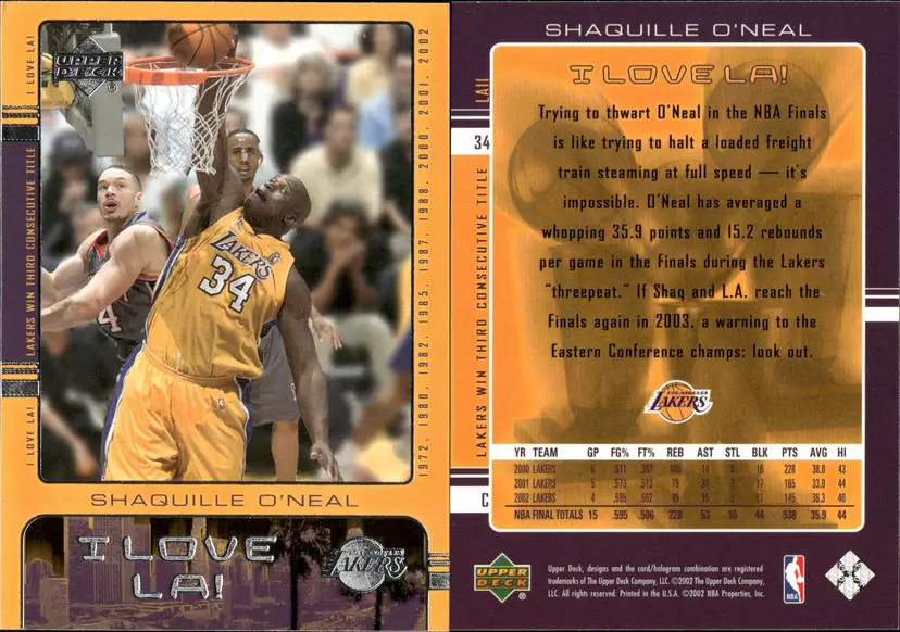 Shaquille O'Neal 20-Card Lot HOF Lakers Magic Inserts Threepeat Bowmans Best C3113.