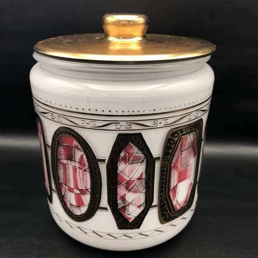 Harry Sternberg Design Glass Canister Jar with Lid