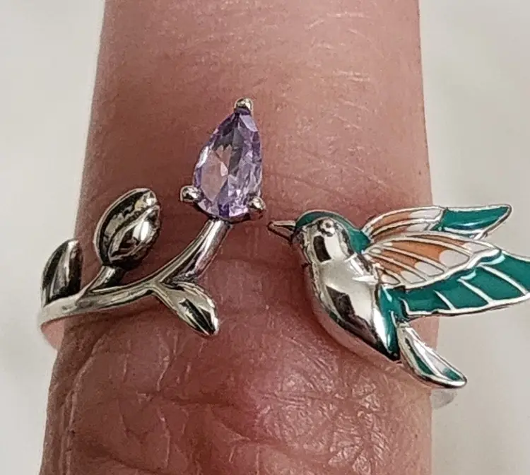 .925 Hummingbird Ring