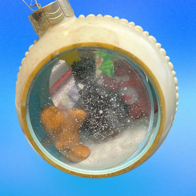 Lot Of Vintage Care Bear Christmas Ornaments, 8- Three Mini Friends, 3 Full Size 2.5” Figures One Bulb With Minis Inside (needs Repairing), One Hand Stitched Stuffy Ornament Dated 1984-85