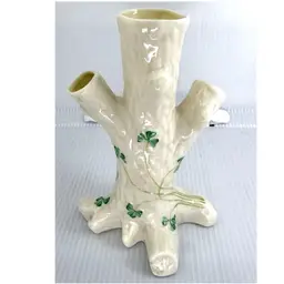 Belleek Tree With Shamrocks Green Mark