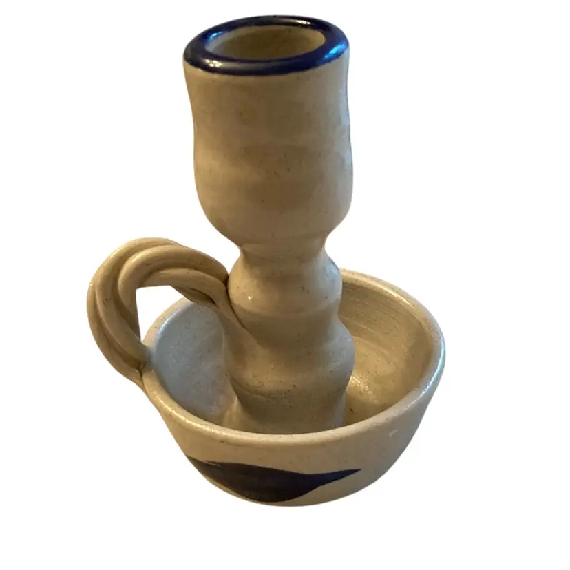 Candleholder Made By Williamsburg Pottery