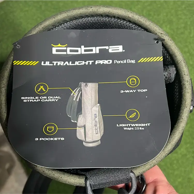 Cobra Pencil, Sunday Bag. Bill/grn