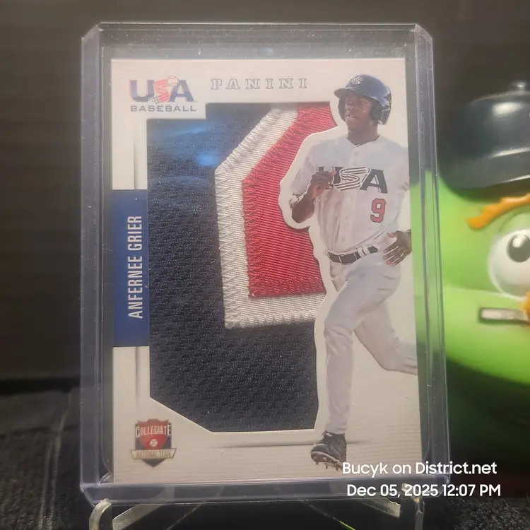 2015 Team USA Jumbo Patch - Anfernee Grier Arizona Diamondbacks 5/10