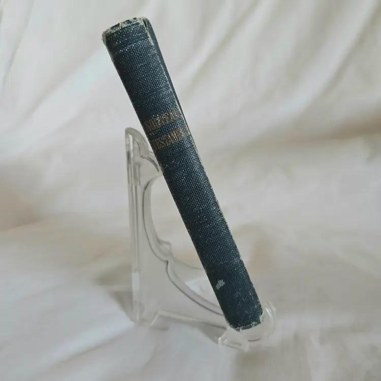 French New Testament 1901 printed New York by American Bible Society Antique with Condition Issues