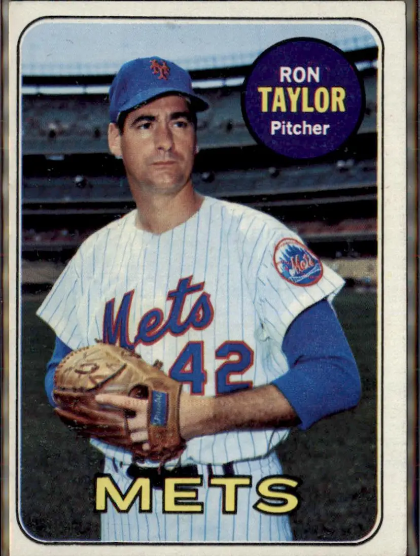 1969 Topps #72 Ron Taylor - (pk3) - New York Mets