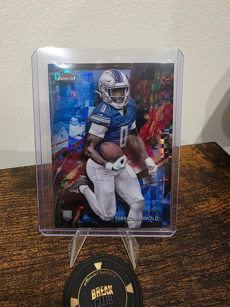 Terrion Arnold Topps Finest /99