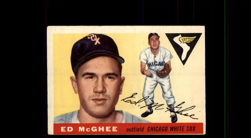 1955 Topps #32 Ed McGhee - (pk-tl1) - Chicago White Sox