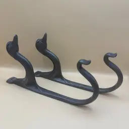 1966 Whitehall Metal Studios Duck Head Wall Hooks 8.5”