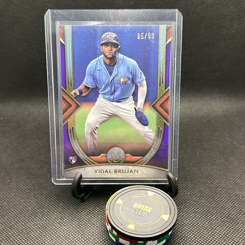 Vidal Brujan 2022 Museum Purple /99 Tampa Bay Rays