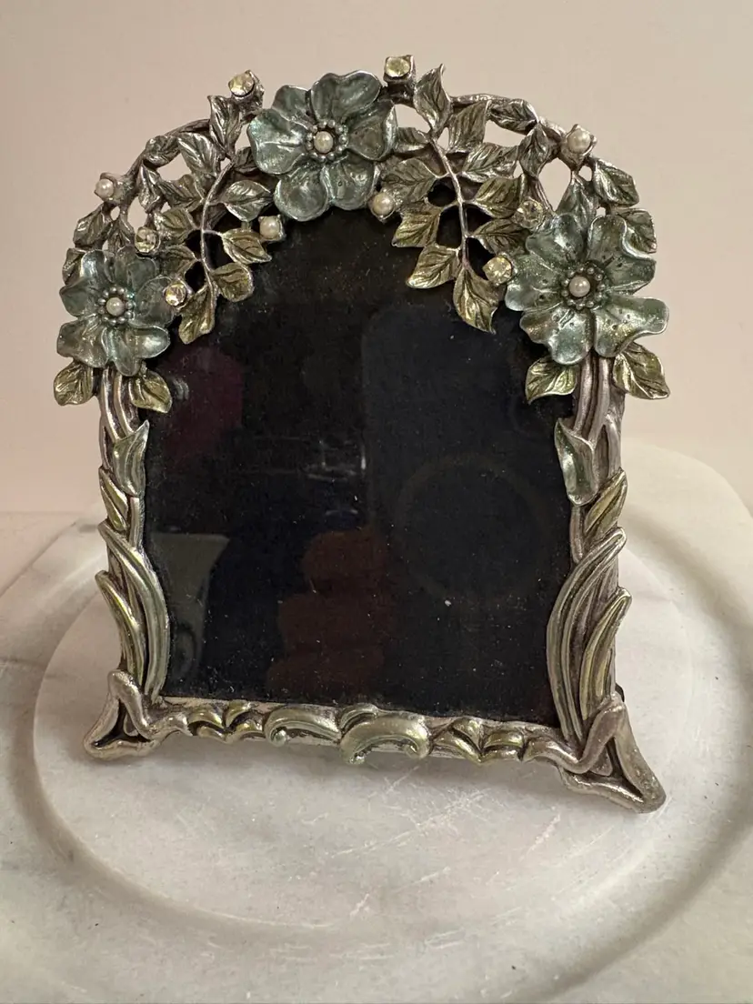 Jeweled Miniature Picture Frame