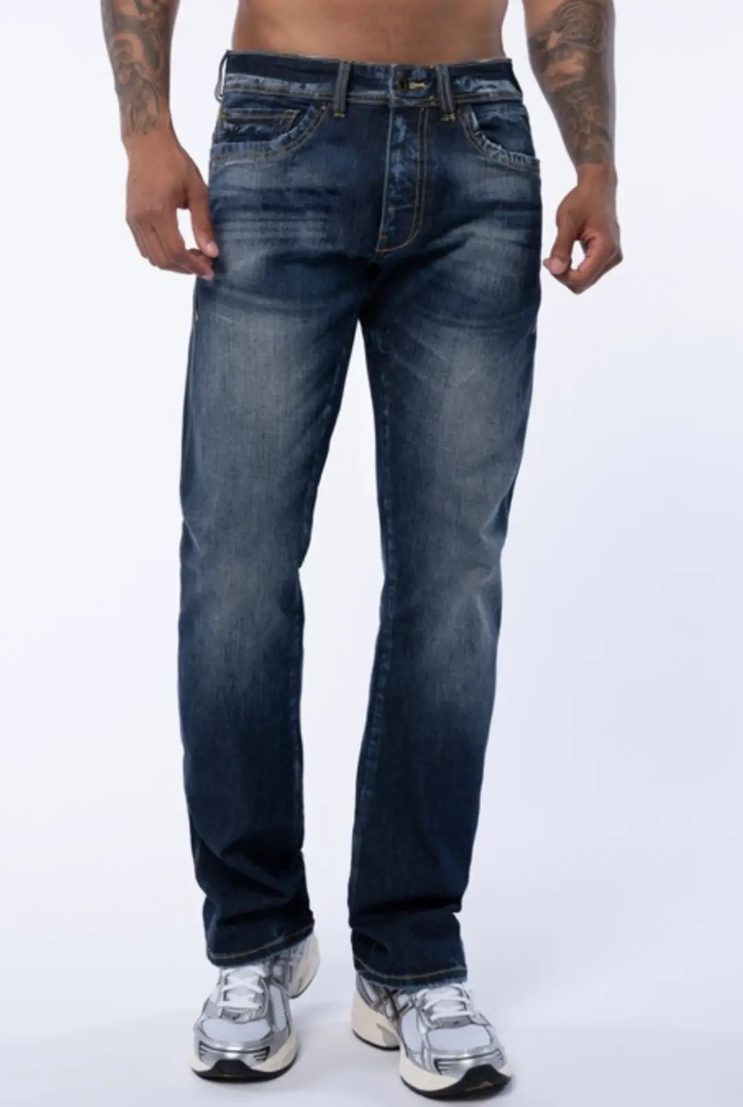 DNM. LGND Men's Dark Wash Denim Jeans