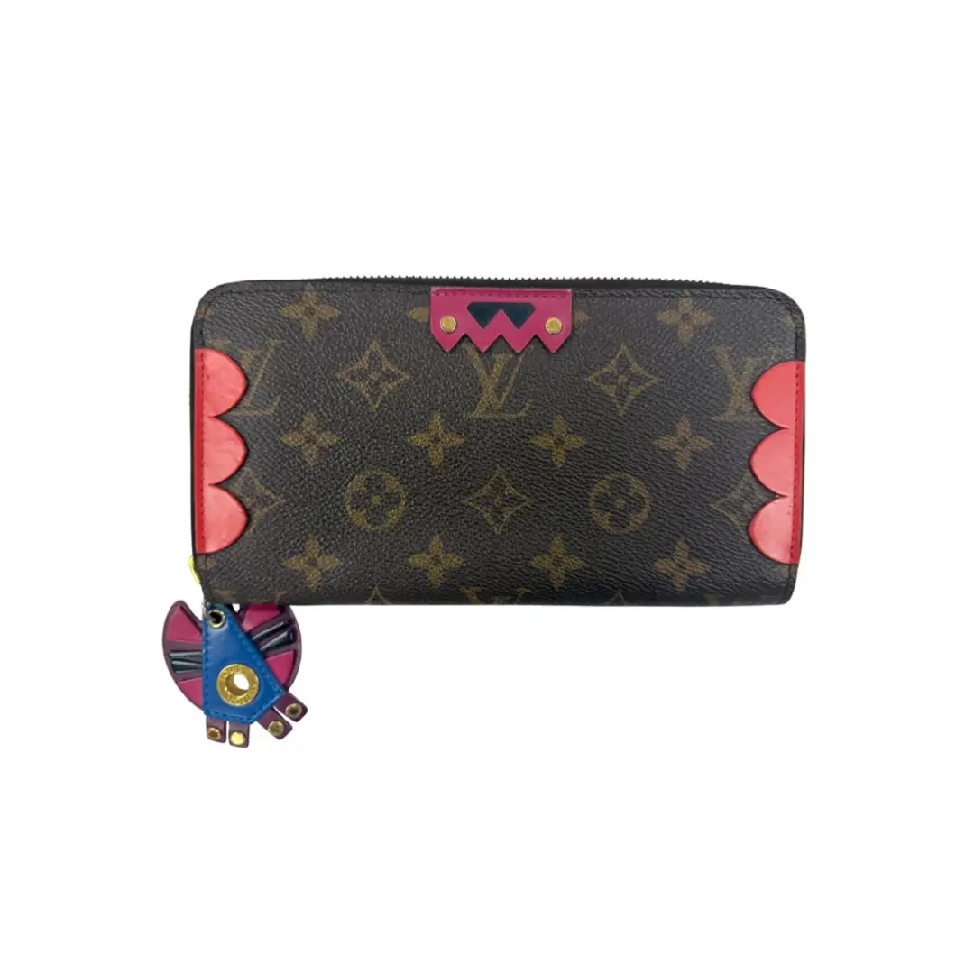 Louis Vuitton Monogram Totem Full Zip Wallet