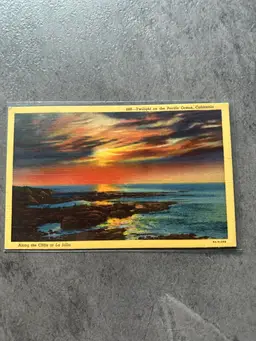 La Jolla, CA Blank Postcard