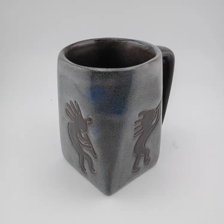 Blue-gray Mara mug w Kokopelli