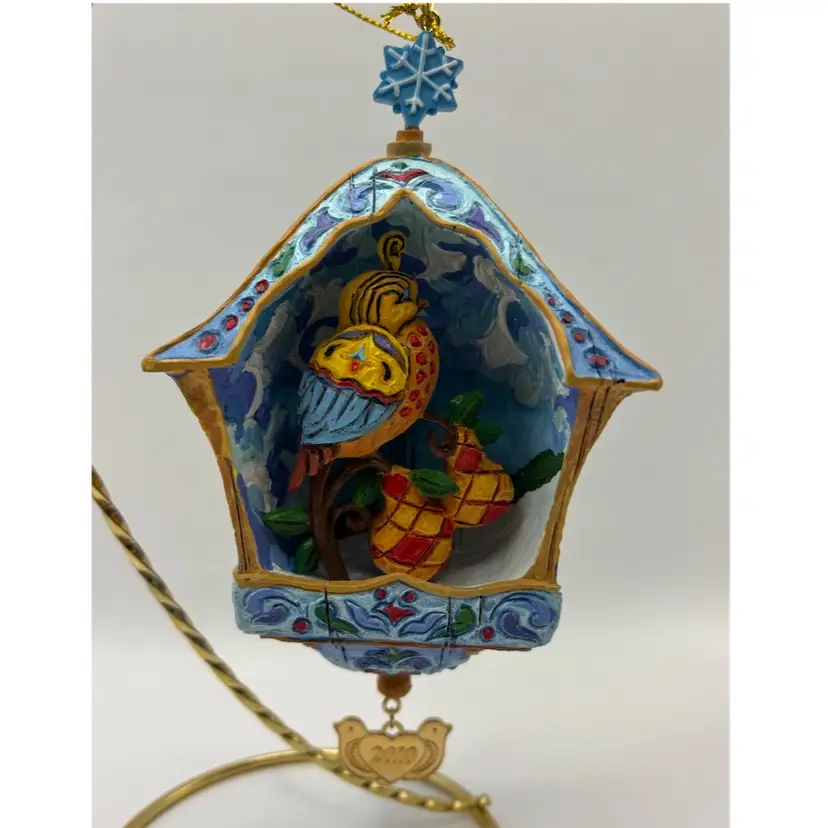 Annual Jim Shore Danbury Mint Christmas Ornament 2010