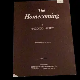 Sheet Music - The Homecoming By Hagood Hardy