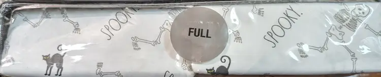 Rae Dunn Spooky Easy Care Super Soft Full Sheet Set